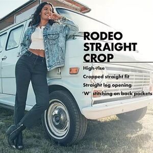 NWT Wrangler High Rise Rodeo Straight Crop 10/30